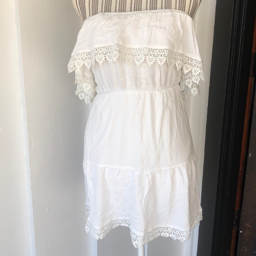 Sequin Heart Off Shoulder dress